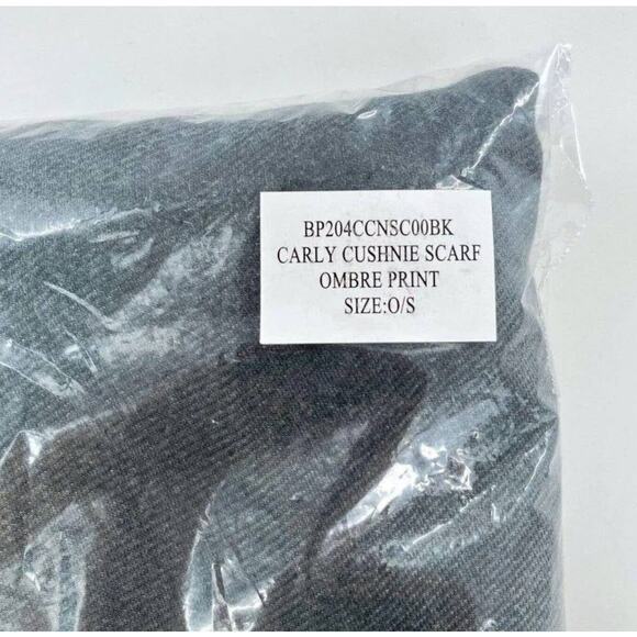 NIP! Carly Cushnie Luxury Grey Horizon Ombre Oversized Scarf - Picture 12 of 12